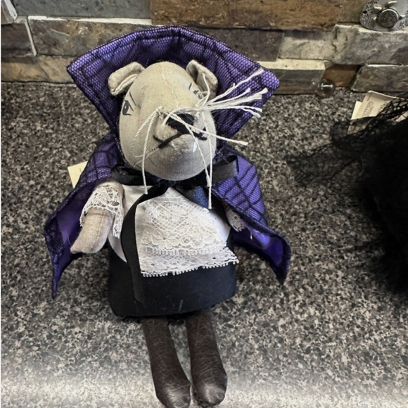 Joe Spencer Collection Radko The Rat Cotton Halloween Spooky Tabletop Decor NWT - Picture 1 of 5